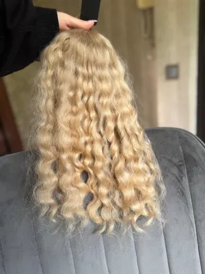 Curly natural hair, 19" (48 cm), 105 g — #LO142 — photo 2