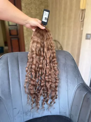 Curly natural hair, 25" (63 cm), 121 g — #LO178 — photo 2
