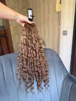 Curly natural hair, 25" (63 cm), 121 g — #LO178