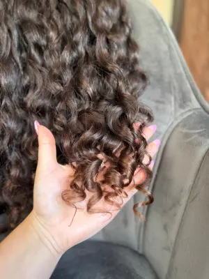 Curly natural hair, 25.5" (65 cm), 400 g — #UU123 — photo 3