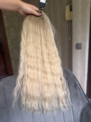 Wavy natural hair, 25.5" (65 cm), 137 g — #LO105 — photo 3