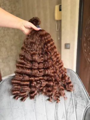 Curly natural hair, 20.5" (52 cm), 178 g — #UU132 — photo 2