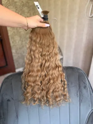 Curly natural hair, 21" (53 cm), 124 g — #LO164 — photo 3