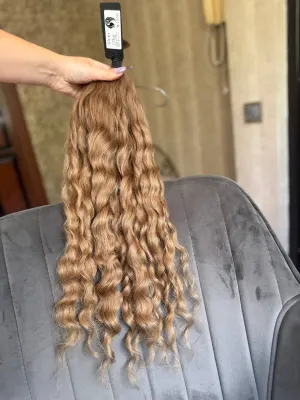 Curly natural hair, 24" (61 cm), 126 g — #LO193 — photo 2