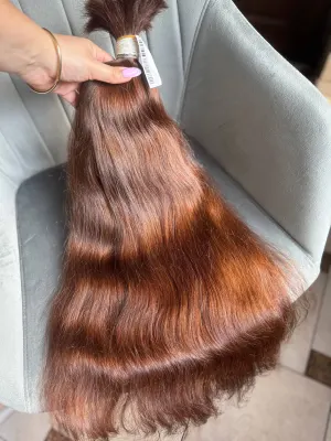 Straight natural hair, 26.5" (67 cm), 255 g — #AA4819