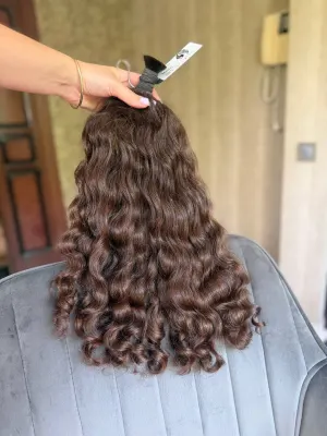 Curly natural hair, 20" (51 cm), 168 g — #TY32