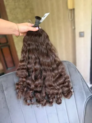 Curly natural hair, 20" (51 cm), 168 g — #TY32 — photo 2