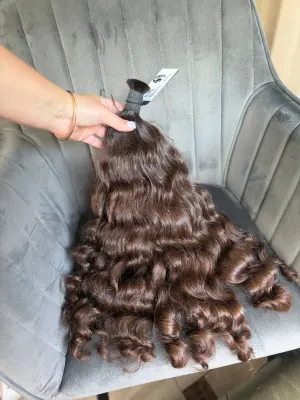 Curly natural hair, 20" (51 cm), 168 g — #TY32 — photo 3