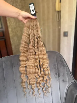 Curly natural hair, 24.5" (62 cm), 109 g — #LO191