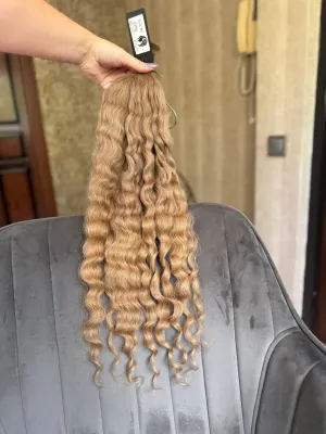 Curly natural hair, 24.5" (62 cm), 109 g — #LO191 — photo 2