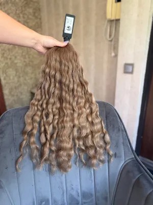 Curly natural hair, 23" (59 cm), 173 g — #LO187 — photo 2