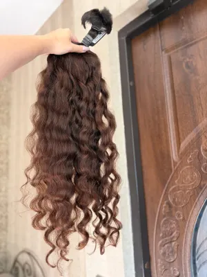 Curly natural hair, 29.5" (75 cm), 194 g — #TY16 — photo 4