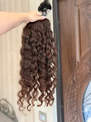 Curly natural hair, 29.5" (75 cm), 194 g — #TY16 — photo 2