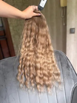Wavy natural hair, 25" (63 cm), 112 g — #LO194 — photo 4
