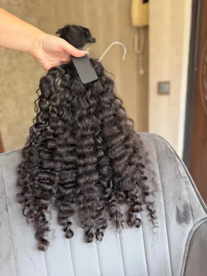 Curly natural hair, 21" (53 cm), 171 g — #UU140 — photo 4