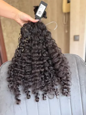 Curly natural hair, 21" (53 cm), 171 g — #UU140 — photo 2