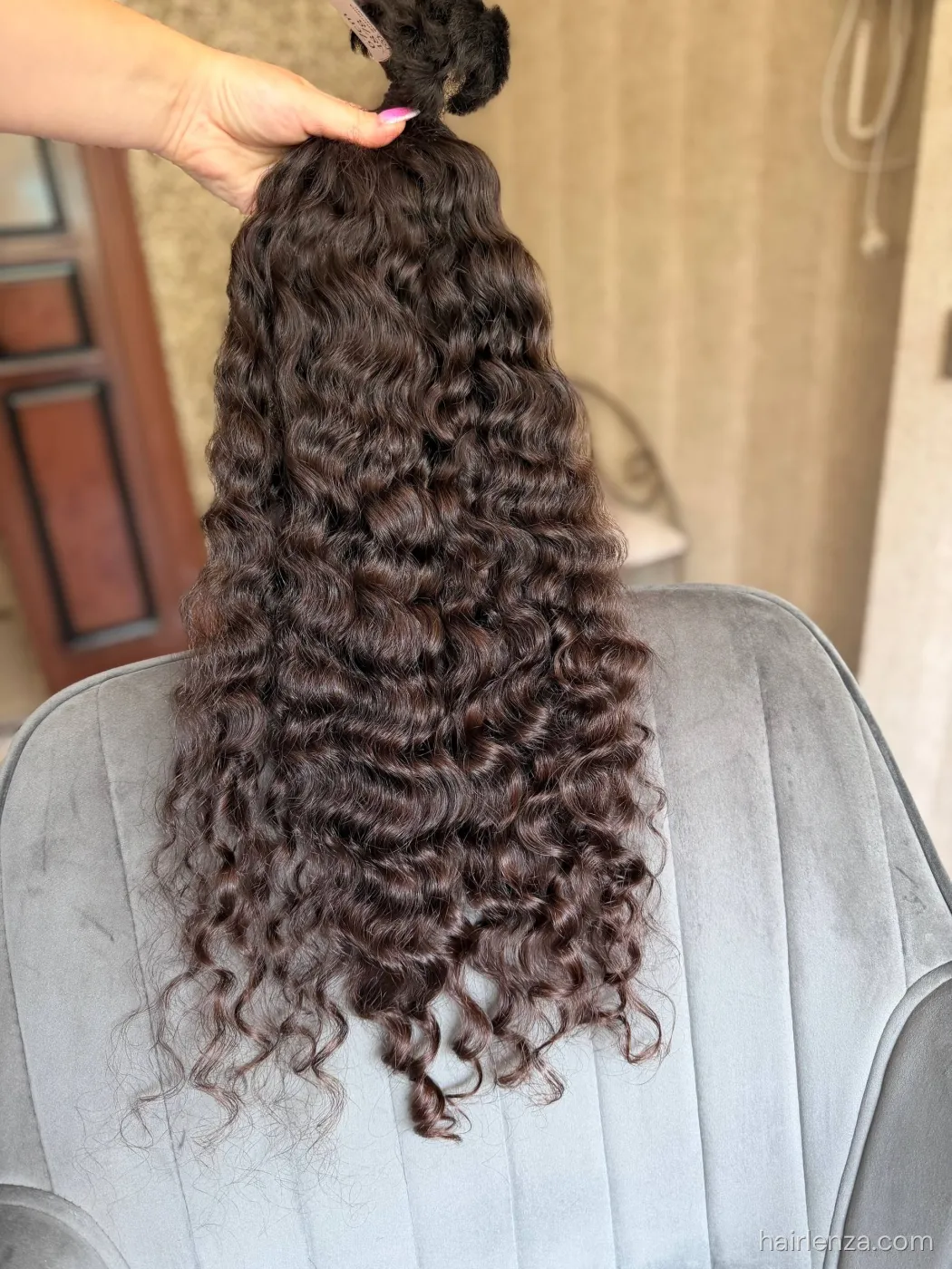 Curly natural hair, 26.5" (67 cm), 187 g — #TY29
