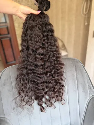Curly natural hair, 26.5" (67 cm), 187 g — #TY29