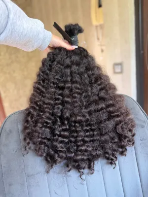 Curly natural hair, 21" (53 cm), 240 g — #UU149 — photo 3