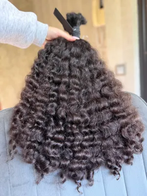 Curly natural hair, 21" (53 cm), 240 g — #UU149 — photo 2