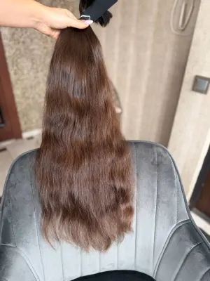 Straight natural hair, 28.5" (72 cm), 177 g — #UU17 — photo 2