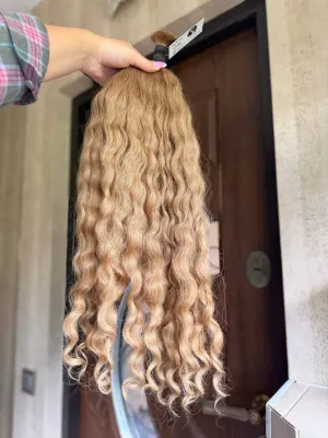 Curly natural hair, 24.5" (62 cm), 148 g — #LO174 — photo 2