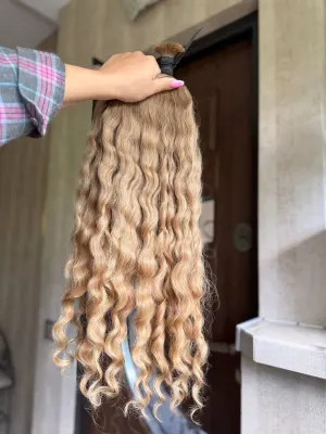 Curly natural hair, 24.5" (62 cm), 148 g — #LO174 — photo 3