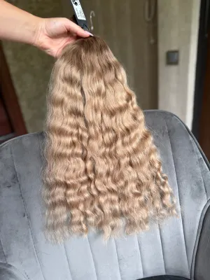 Wavy natural hair, 21.5" (55 cm), 139 g — #LO220 — photo 2