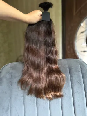 Wavy natural hair, 21" (53 cm), 74 g — #AA4561 — photo 3