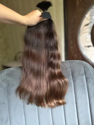 Wavy natural hair, 21" (53 cm), 74 g — #AA4561
