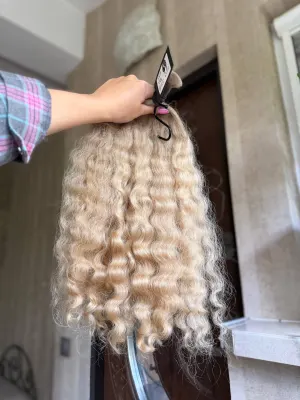 Curly natural hair, 21" (53 cm), 120 g — #LO210 — photo 2