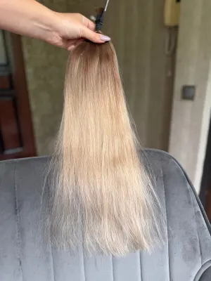 Straight natural hair, 21.5" (54 cm), 46 g — #LO224 — photo 2