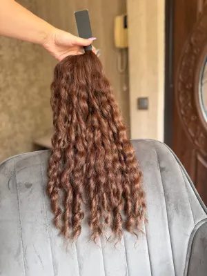 Curly natural hair, 23" (59 cm), 153 g — #LO167 — photo 3