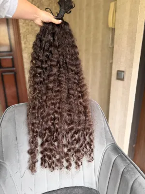 Curly natural hair, 33.5" (85 cm), 274 g — #UU158 — photo 4