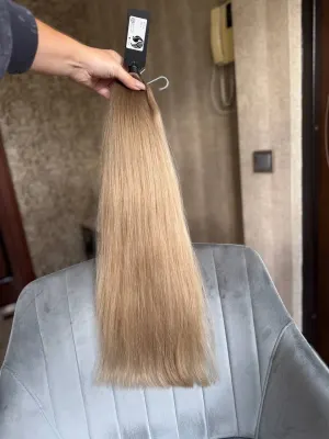 Straight natural hair, 25.5" (65 cm), 115 g — #DK50
