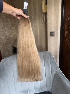 Straight natural hair, 25.5" (65 cm), 115 g — #DK50 — photo 3