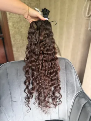 Curly natural hair, 26.5" (67 cm), 168 g — #TY30