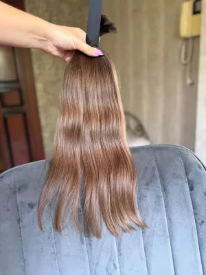 Straight natural hair, 20" (51 cm), 79 g — #UU31 — photo 2