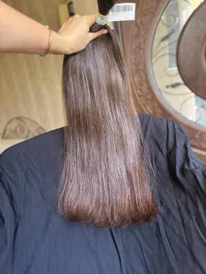 Straight natural hair, 25.5" (65 cm), 146 g — #AA4860 — photo 2