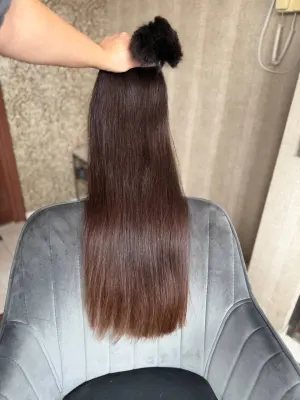 Straight natural hair, 31.5" (80 cm), 272 g — #AA7026
