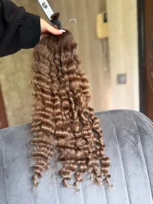 Curly natural hair, 21.5" (54 cm), 68 g — #LO201 — photo 3