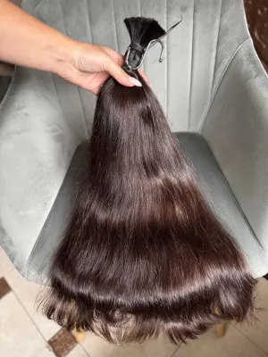 Straight natural hair, 24.5" (62 cm), 209 g — #AA6129