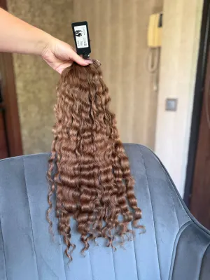 Curly natural hair, 22.5" (57 cm), 101 g — #LO177 — photo 3