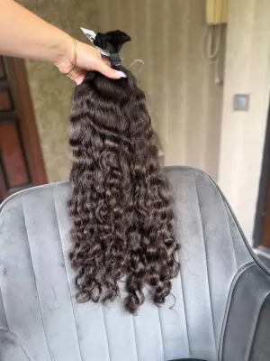 Curly natural hair, 23.5" (60 cm), 109 g — #TY33 — photo 2