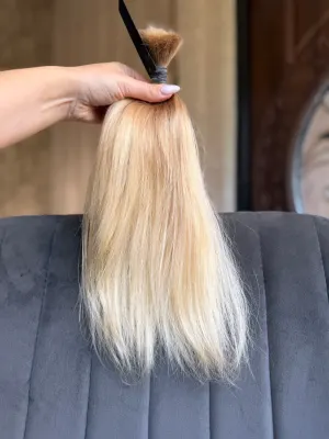 Straight natural hair, 15.5" (40 cm), 56 g — #AN7 — photo 4