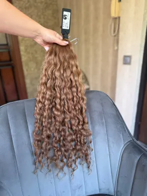 Curly natural hair, 24.5" (62 cm), 135 g — #LO182 — photo 3