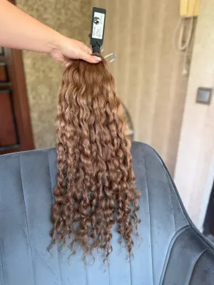 Curly natural hair, 24.5" (62 cm), 135 g — #LO182 — photo 2