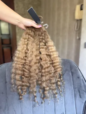 Curly natural hair, 21" (53 cm), 111 g — #LO139 — photo 3
